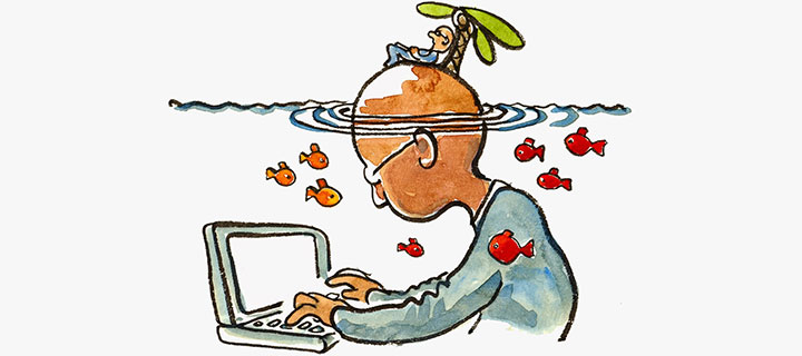 Το μυαλό μας… ταξιδεύει τη μισή μέρα!